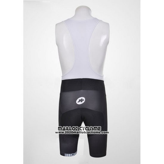 2011 Maillot Ciclismo Assos Blanc et Rouge Manches Courtes et Cuissard