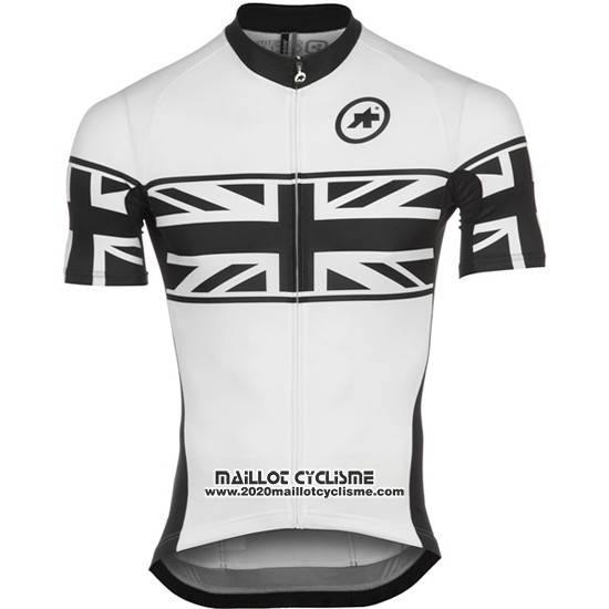 2016 Maillot Ciclismo Assos Blanc Manches Courtes et Cuissard