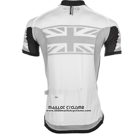 2016 Maillot Ciclismo Assos Jaune et Blanc Manches Courtes et Cuissard