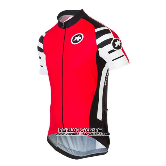 2016 Maillot Ciclismo Assos Rouge Manches Courtes et Cuissard