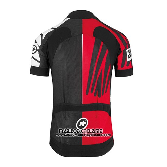 2018 Maillot Ciclismo Assos SS.Capeepicxc Rouge Manches Courtes et Cuissard