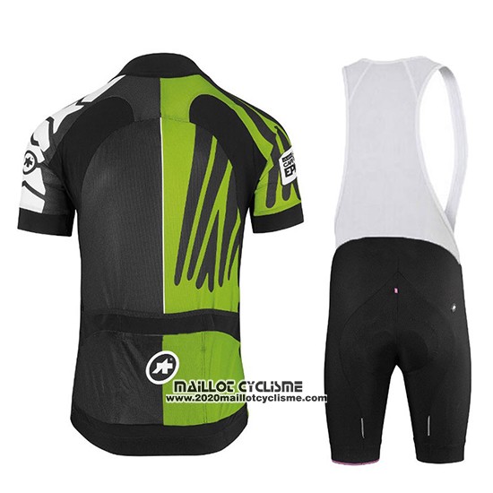 2018 Maillot Ciclismo Assos SS.Capeepicxc Vert Manches Courtes et Cuissard
