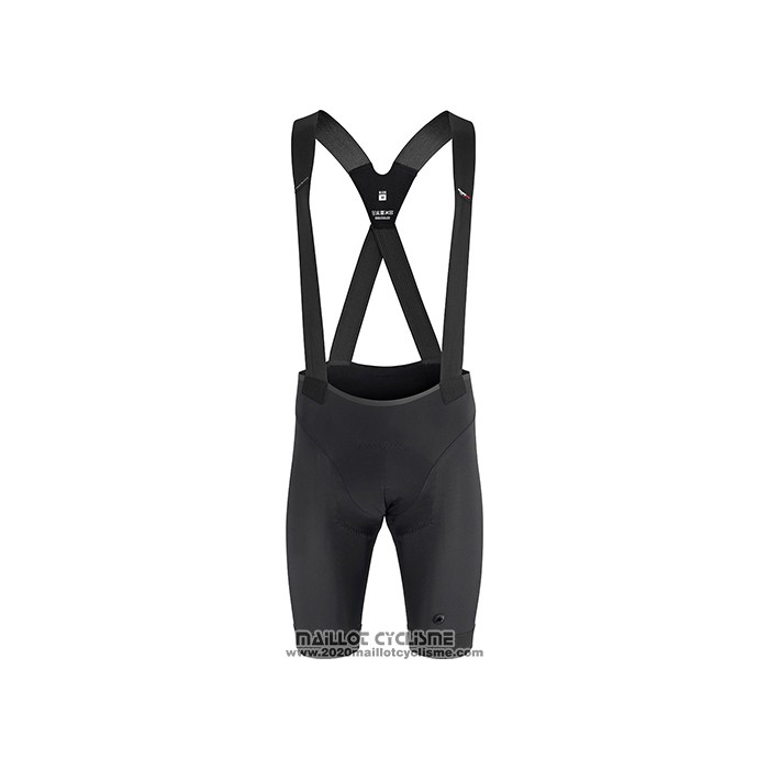 2021 Maillot Cyclisme Assos Noir Blanc Vert Manches Courtes et Cuissard