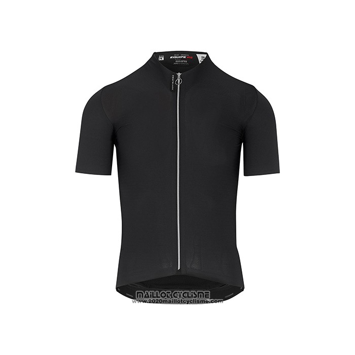 2021 Maillot Cyclisme Assos Noir Manches Courtes et Cuissard