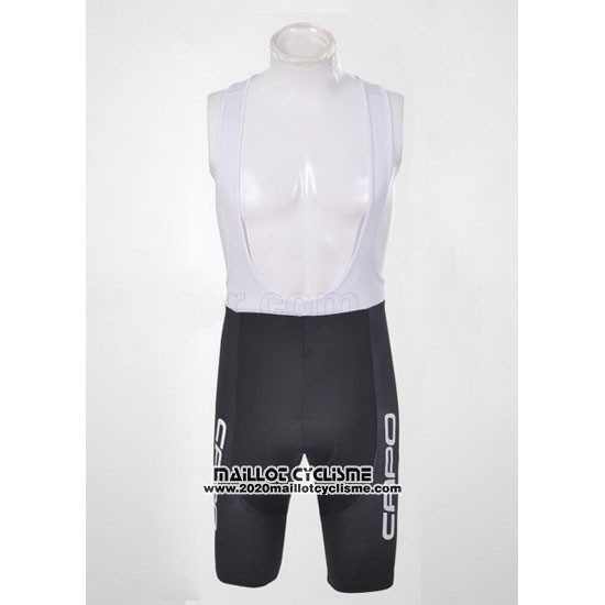 2011 Maillot Ciclismo Capo Noir et Blanc Manches Courtes et Cuissard