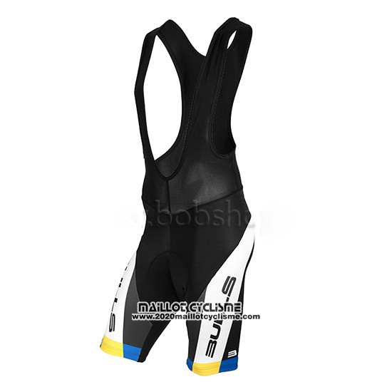 2015 Maillot Ciclismo Bulls Blanc et Noir Manches Courtes et Cuissard