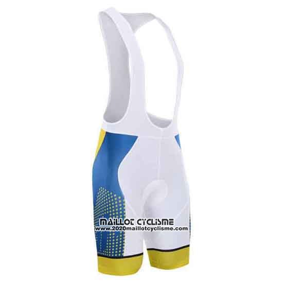 2015 Maillot Ciclismo Hincapie Bleu et Jaune Manches Courtes et Cuissard