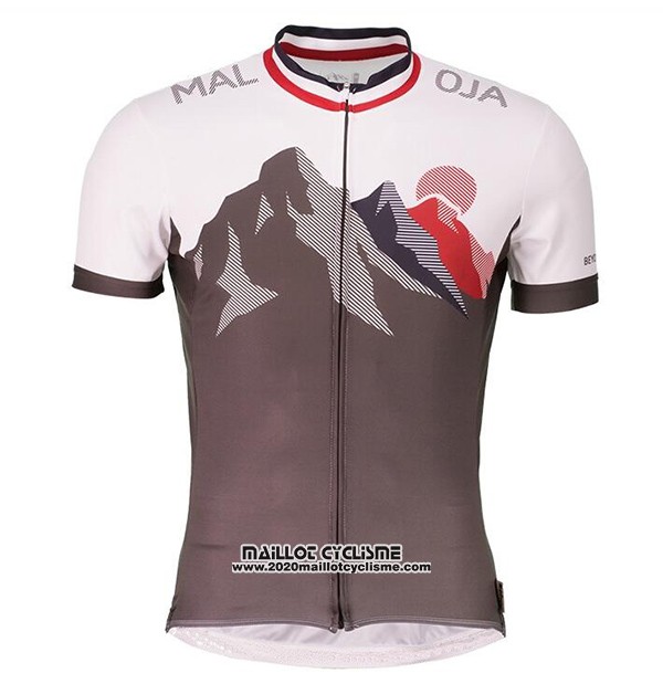 2017 Maillot Ciclismo Maloja Marron Manches Courtes et Cuissard