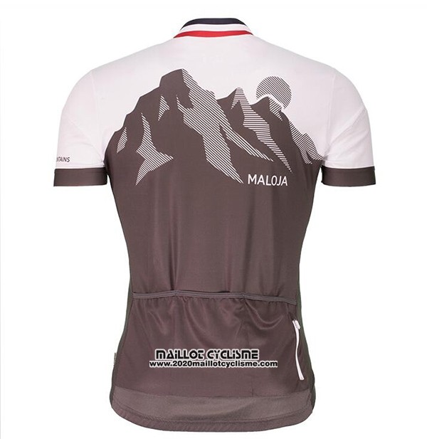 2017 Maillot Ciclismo Maloja Marron Manches Courtes et Cuissard