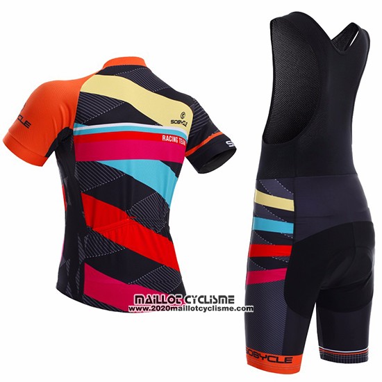 2017 Maillot Ciclismo Sobycle Noir Manches Courtes et Cuissard