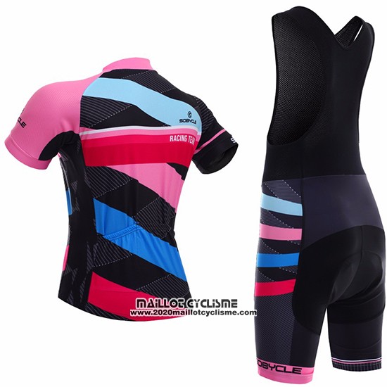 2017 Maillot Ciclismo Sobycle Noir Manches Courtes et Cuissard