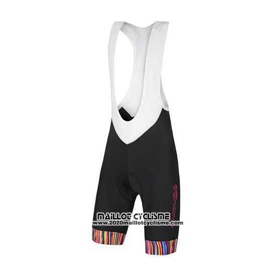 2018 Maillot Ciclismo Endura Graphics Pinstripe Blanc Manches Courtes et Cuissard