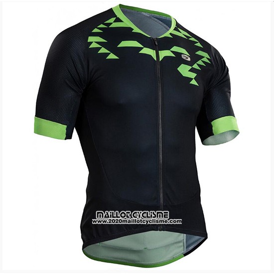 2018 Maillot Ciclismo Sugoi RS Training Noir et Vert Manches Courtes et Cuissard