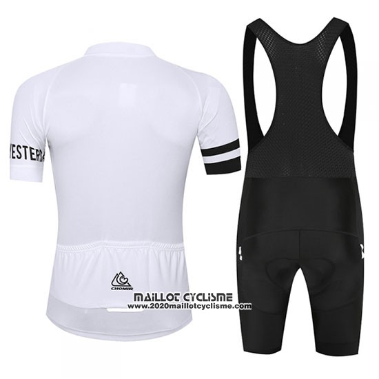 2019 Maillot Ciclismo Chomir Blanc Manches Courtes et Cuissard