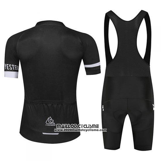 2019 Maillot Ciclismo Chomir Noir Manches Courtes et Cuissard