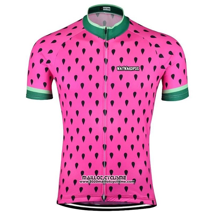 2020 Maillot Ciclismo Astek Rose Manches Courtes et Cuissard