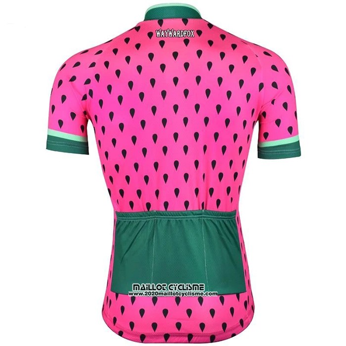 2020 Maillot Ciclismo Astek Rose Manches Courtes et Cuissard