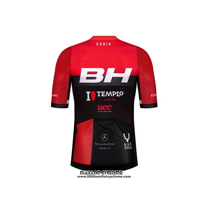 2020 Maillot Ciclismo BH Templo Cafes UCC Noir Rouge Manches Courtes et Cuissard