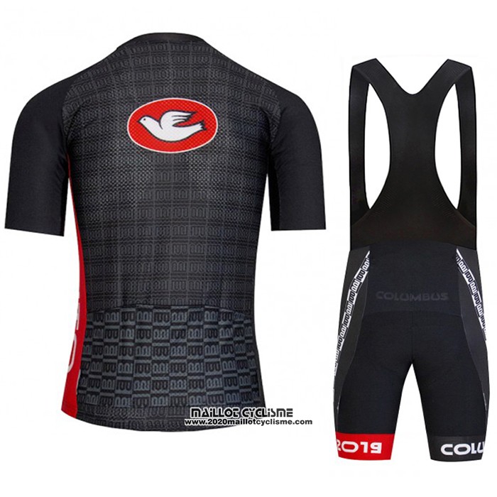 2020 Maillot Ciclismo Columbus Noir Manches Courtes et Cuissard