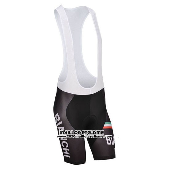 2014 Maillot Ciclismo Bianchi Blanc et Vert Manches Courtes et Cuissard