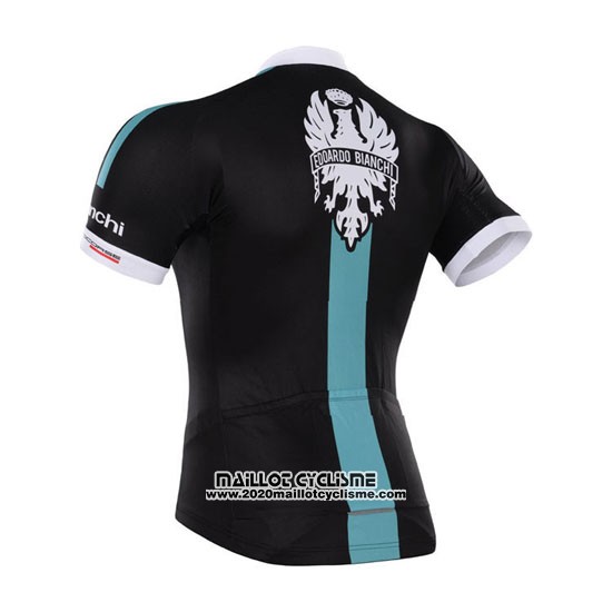 2015 Maillot Ciclismo Bardiani Noir et Bleu Manches Courtes et Cuissard