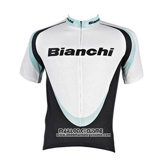 2017 Maillot Ciclismo Bianchi Blanc Manches Courtes et Cuissard