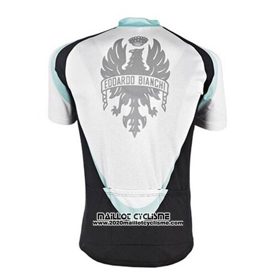 2017 Maillot Ciclismo Bianchi Blanc Manches Courtes et Cuissard
