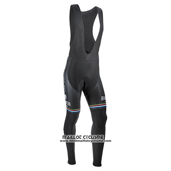 2017 Maillot Ciclismo Bianchi Milano Ml Blanc Manches Longues et Cuissard