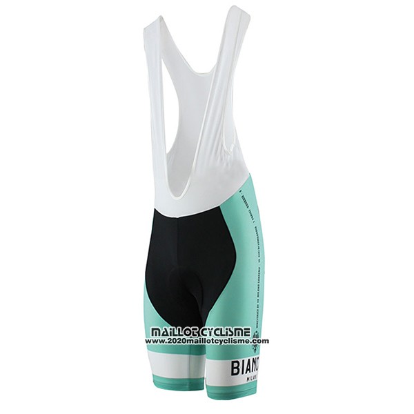 2017 Maillot Ciclismo Bianchi Milano Pride Vert Manches Courtes et Cuissard