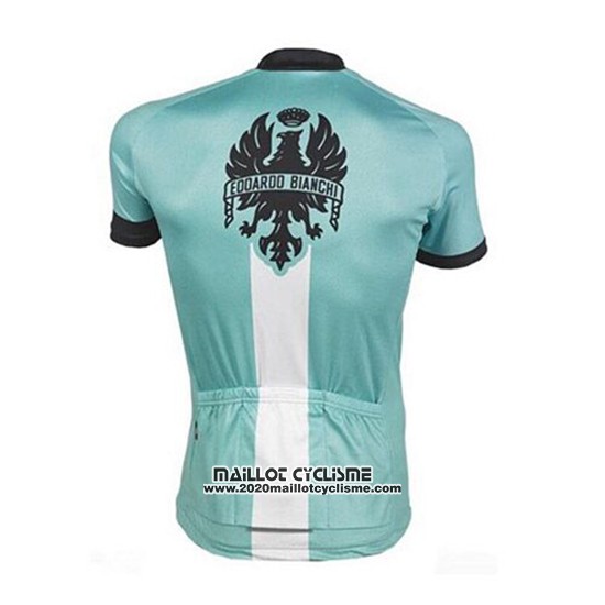 2017 Maillot Ciclismo Bianchi Vert Manches Courtes et Cuissard