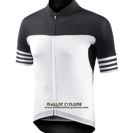 2018 Maillot Ciclismo Bianchi Noir et Blanc Manches Courtes et Cuissard