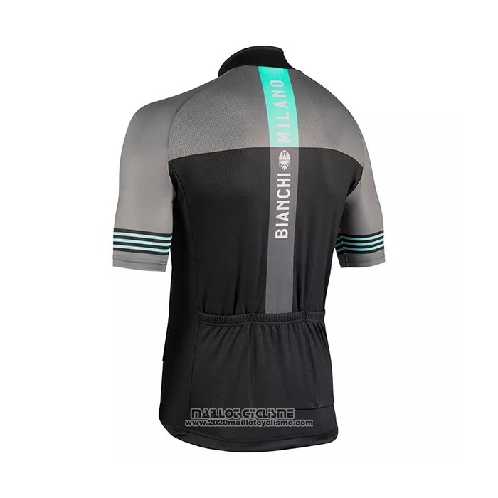 2021 Maillot Cyclisme Bianchi Gris Manches Courtes et Cuissard