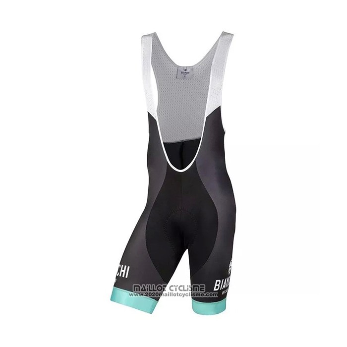 2021 Maillot Cyclisme Bianchi Gris Manches Courtes et Cuissard