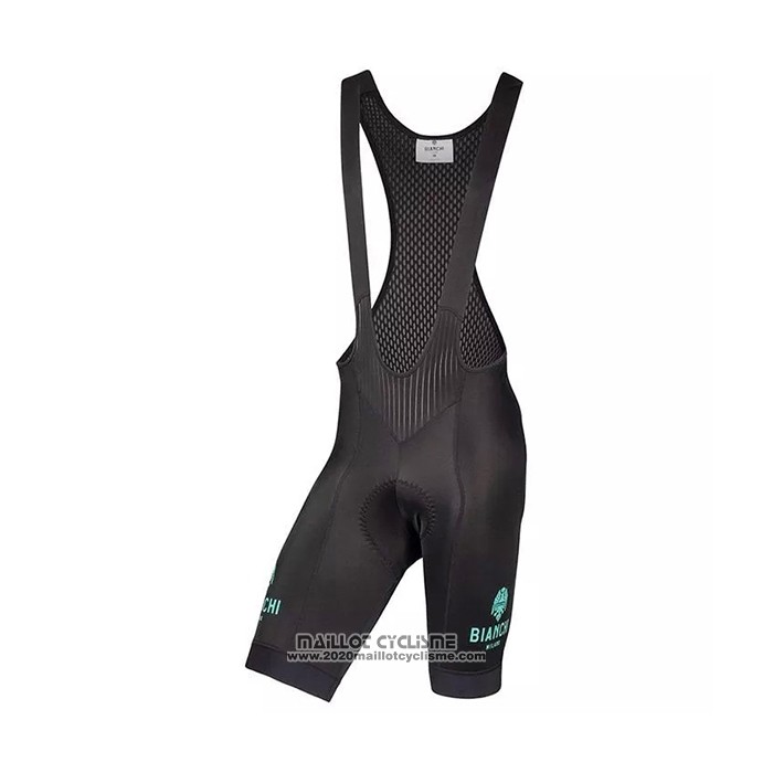 2021 Maillot Cyclisme Bianchi Vert Manches Courtes et Cuissard