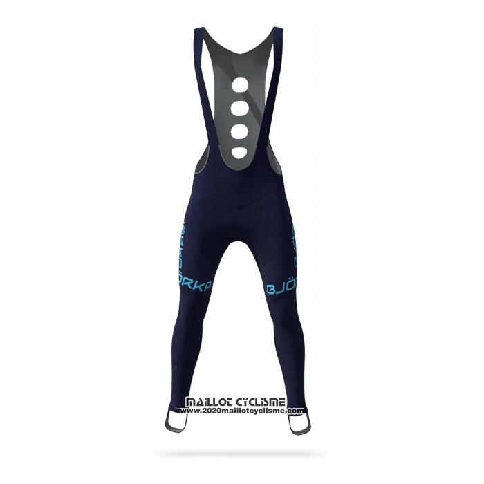 2021 Maillot Cyclisme Bjorka Bleu Manches Longues et Cuissard
