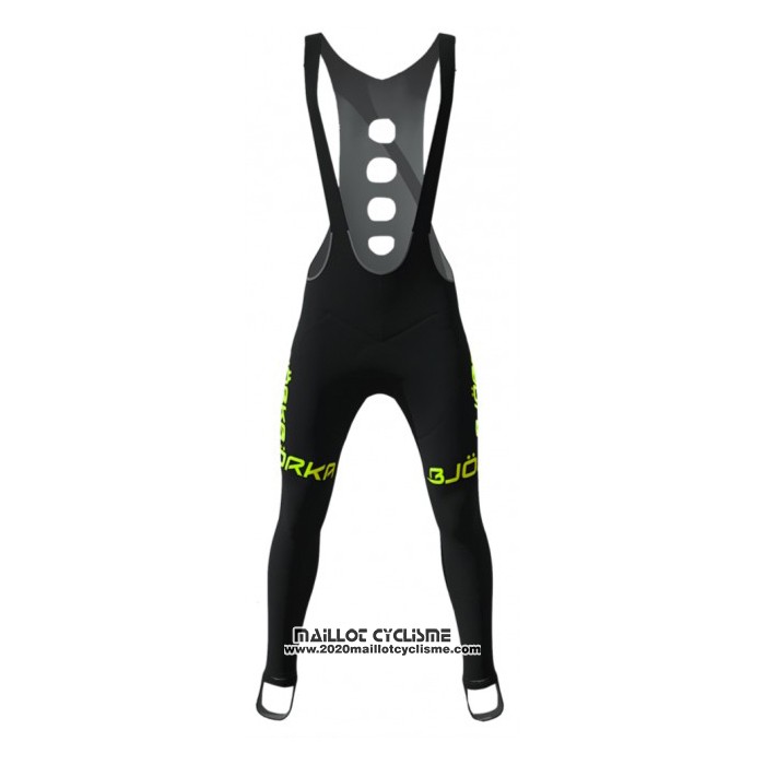 2021 Maillot Cyclisme Bjorka Jaune Manches Longues et Cuissard