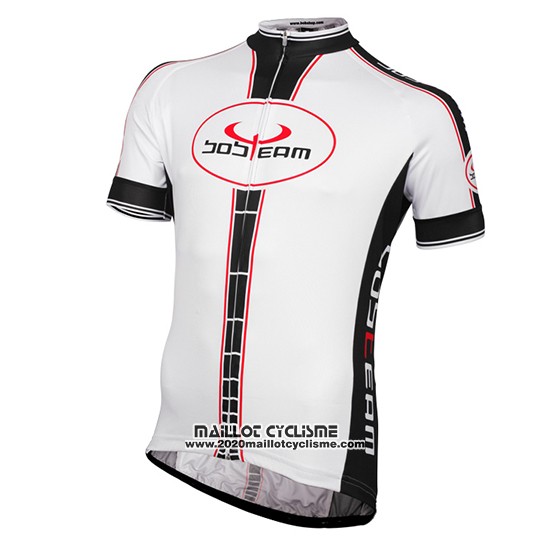 2016 Maillot Ciclismo Bobteam Blanc Manches Courtes et Cuissard