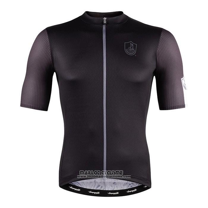 2022 Maillot Cyclisme Campagnolo Noir Manches Courtes et Cuissard