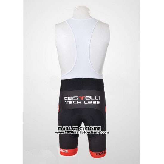 2010 Maillot Ciclismo Castelli Noir et Blanc Manches Courtes et Cuissard