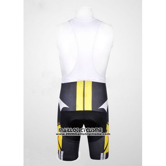 2011 Maillot Ciclismo Castelli Jaune et Noir Manches Courtes et Cuissard