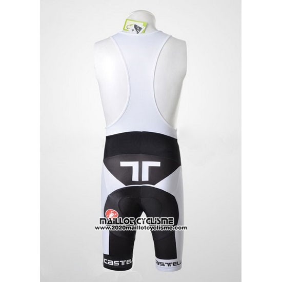 2011 Maillot Ciclismo Castelli Rouge et Noir Manches Courtes et Cuissard