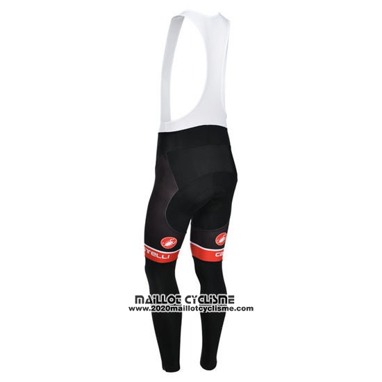 2013 Maillot Ciclismo Castelli Blanc Manches Longues et Cuissard