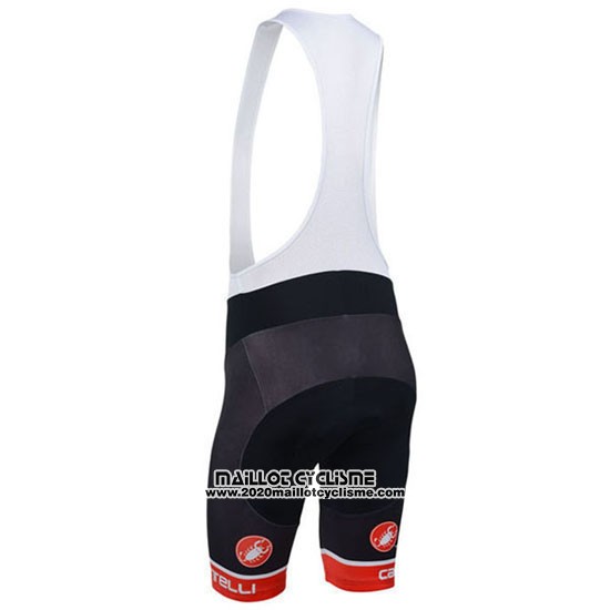 2013 Maillot Ciclismo Castelli Noir et Blanc Manches Courtes et Cuissard