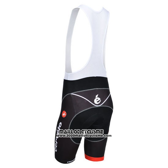 2013 Maillot Ciclismo Cervelo Blanc et Noir Manches Courtes et Cuissard