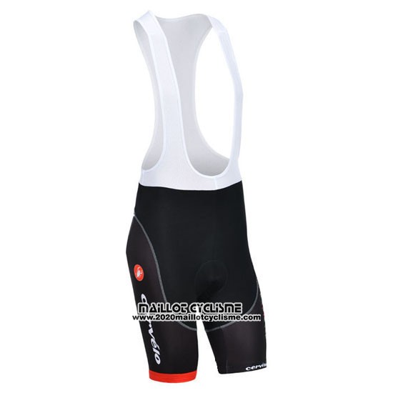 2013 Maillot Ciclismo Cervelo Blanc et Noir Manches Courtes et Cuissard