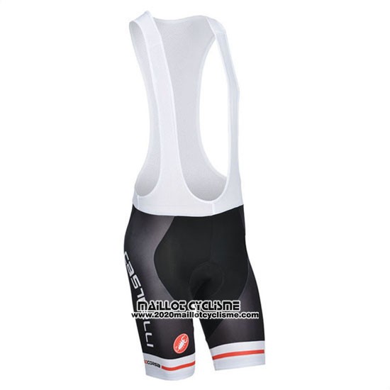 2014 Maillot Ciclismo Castelli Blanc Manches Courtes et Cuissard