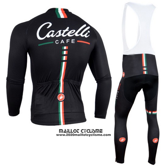 2014 Maillot Ciclismo Castelli Noir Manches Longues et Cuissard
