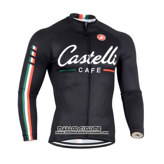 2014 Maillot Ciclismo Castelli Noir Manches Longues et Cuissard