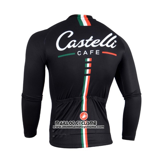 2014 Maillot Ciclismo Castelli Noir Manches Longues et Cuissard