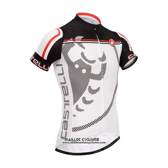 2014 Maillot Ciclismo Castelli Noir et Gris Manches Courtes et Cuissard